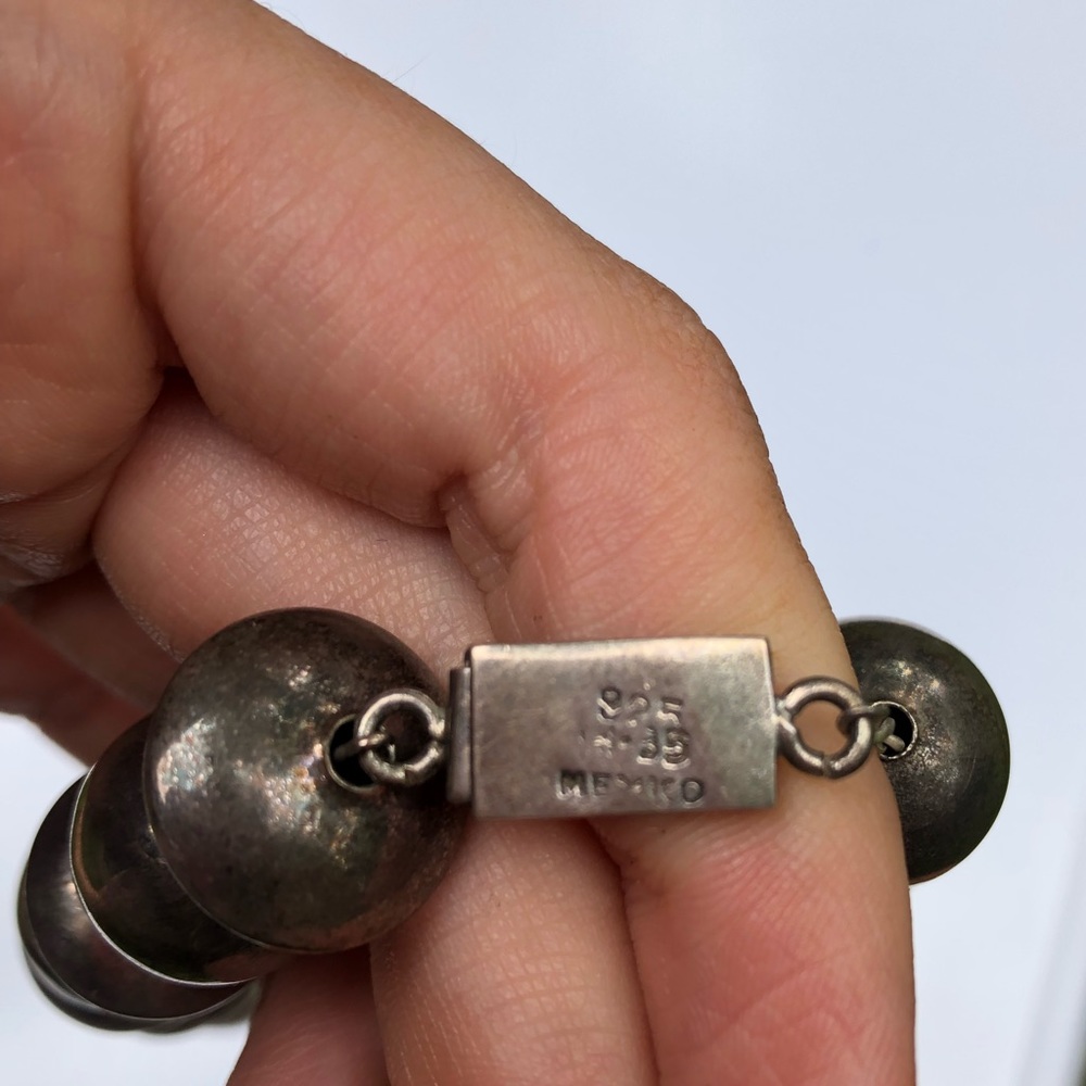 Mexican sterling silver necklace - Picture 2 of 7